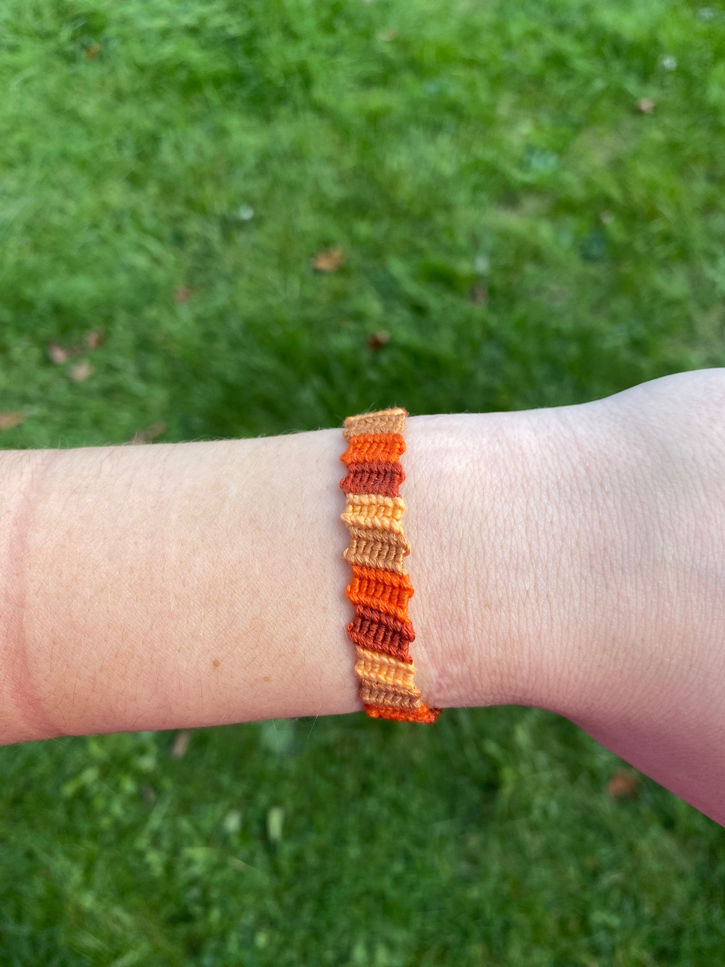 Fall Colored FlipFlop Bracelet