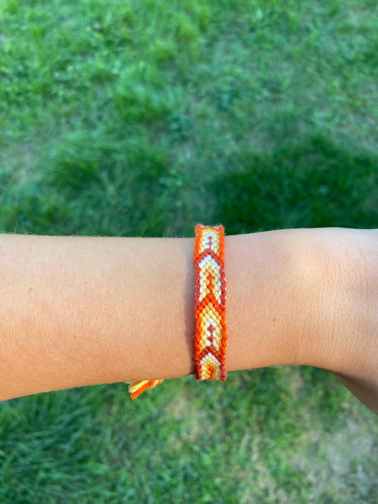 Deep Orange Bracelet